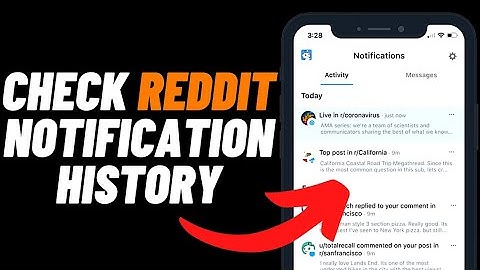 How To Check Reddit Notifications History