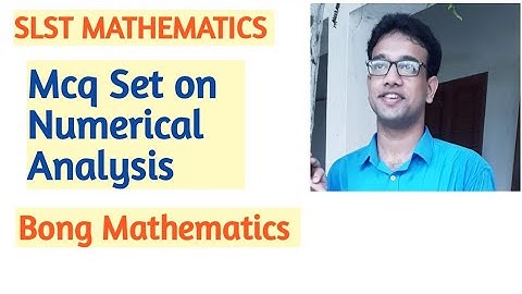 Slst Mathematics Question Answer 17  || Mcq set on Numerical Analysis