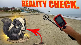 It ain’t all GOLD RINGS and Sunshine Metal Detecting California Beaches…