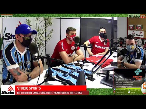 Studio Sports desta segunda (05/10) no ar, repercutindo o clássico Gre-Nal 428!