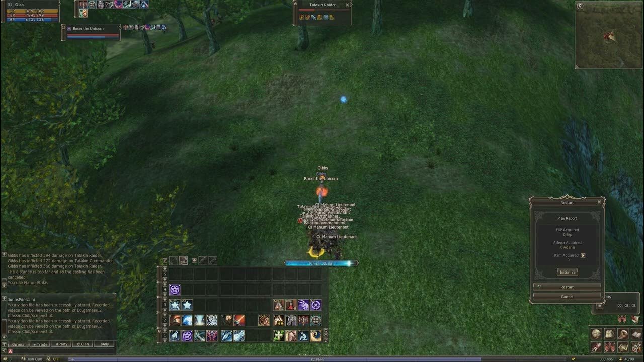 L2 Classic Club Dion 3x Elven Wizard AOE solo Partisan YouTube