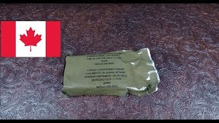 RARE !!! 2008 Canadian Food Packet Survival BASIC MRE Review