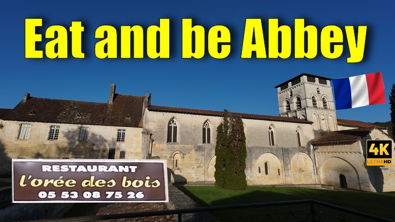 🌳*Rustic Lunch at L’Orée des Bois 🍽 | Hidden Gem Near MEDIEVAL Abbey de Chancelade, Templar Church*