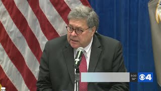 Attorney General William Barr visits St. Louis to talk about violent crime
