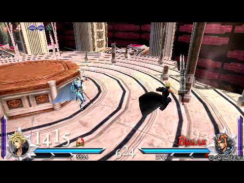 Dissidia [duodecim] 012 Final Fantasy Cloud Lv50 vs Firion Lv 53