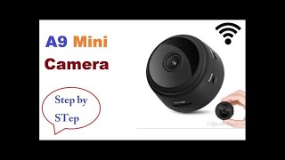Mini Spy IP Camera Wireless WiFi HD 1080P Hidden Home Security Night 2023 A9 Mini Wifi Camera setup