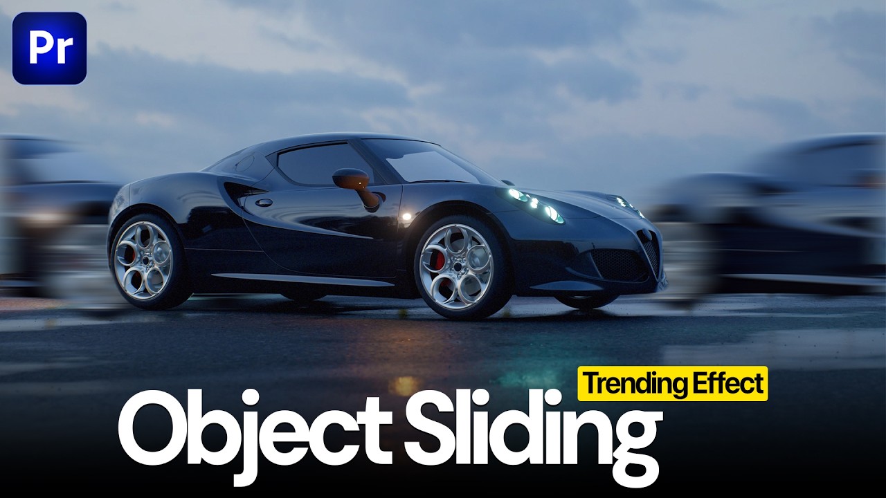 How to Create Object Sliding Effect in Premiere Pro
