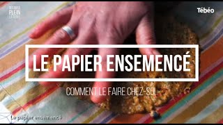 Comment réaliser son propre papier ensemencé ?