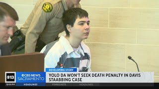 DA won't seek death penalty against accused Davis killer