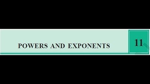 TS 7th Class Mathematics English Medium || Chapter 11 || Powers And Exponents || Exercise 1 - Part#1