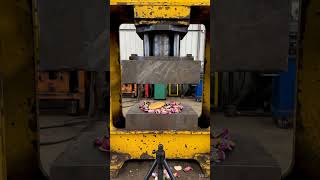 Hydrolic press presses Chewing Gums...         #viral #shortfeed #ai #subscribe #viralshorts