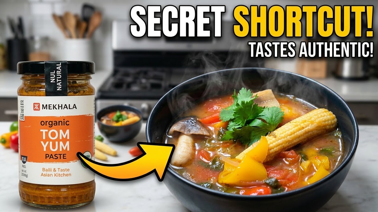 Easy 20-Minute Tom Yum Soup Recipe | Authentic Thai Flavor - Easy Chicken Tom Yum Soup Recipe