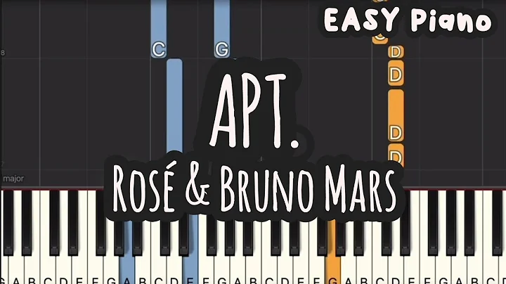 Rosé & Bruno Mars - APT. (Easy Piano, Piano Tutorial) Sheet