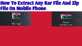 How To Extract Any Rar File And Zip File On Mobile Phone screenshot 2