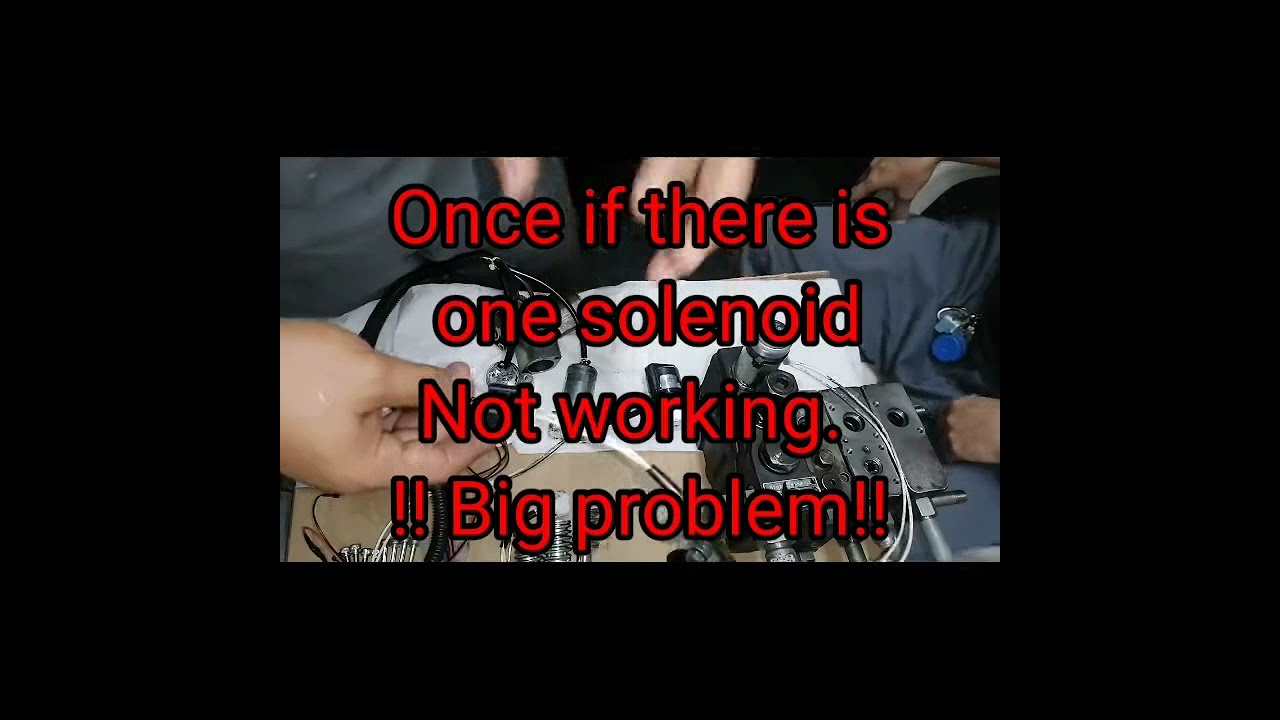 How to check solenoid and micro switch on oil control valve of forklift.