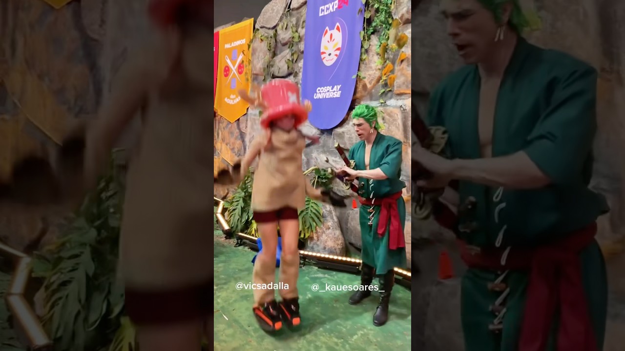 Zoro e Chopper One Piece Cosplay #onepiececosplay #onepiece