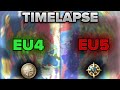 EU5 vs EU4 Timelapse Comparison (FULL)