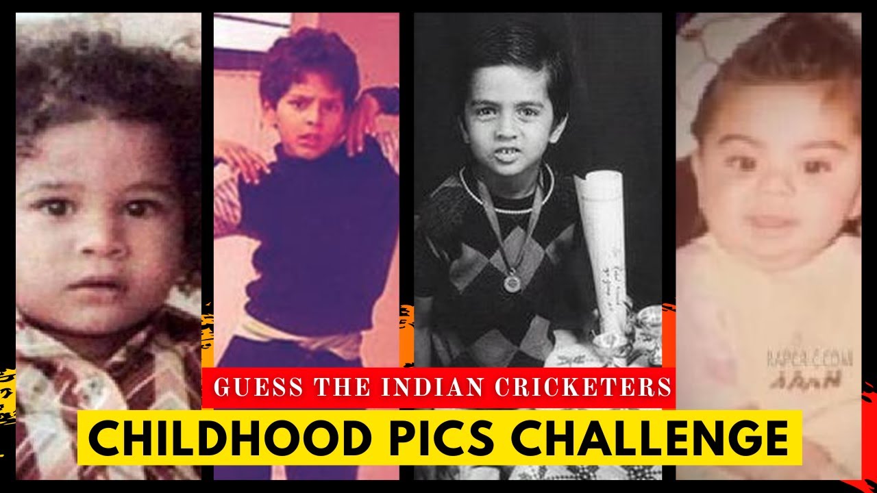 Guess the Indian Cricketer  Childhood Photo Challenge
