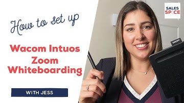 How to set up Wacom Intuos | Zoom Video conferencing whiteboard