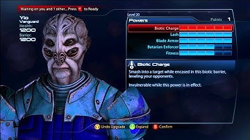 ME3 CHARACTER BUILDS FOR SOLOS (Batarian Brawler Vanguard)