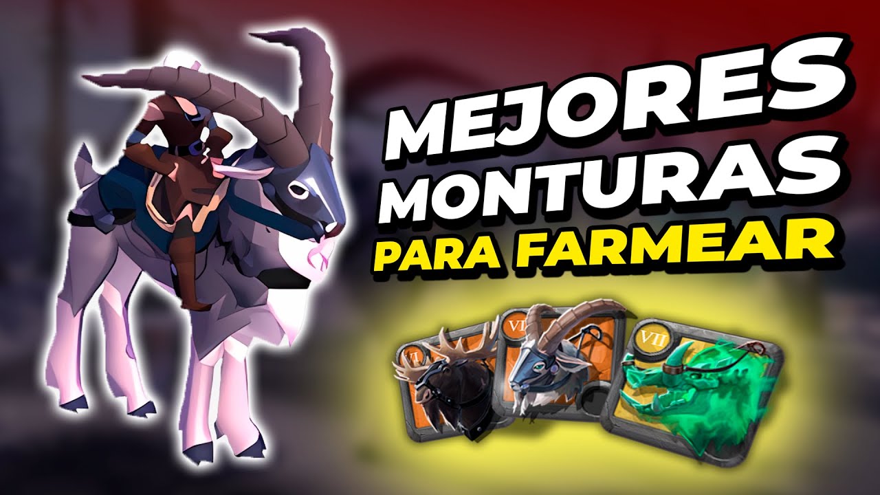 🛡️ LAS MEJORES MONTURAS para FARMEAR en ZONA NEGRA | Guía Albion Online 2025 🐎