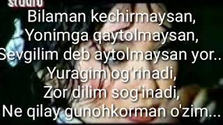 Manzura Kechirgin qo'shiq matni//Lyrics