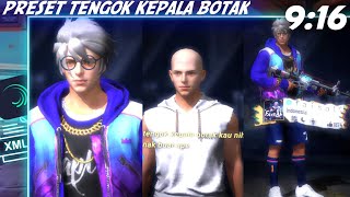 PRESET FF || TENGOK KEPALA BOTAK KAU NIH NAK BUAT APE😧 - VIRAL TIKTOK ✨