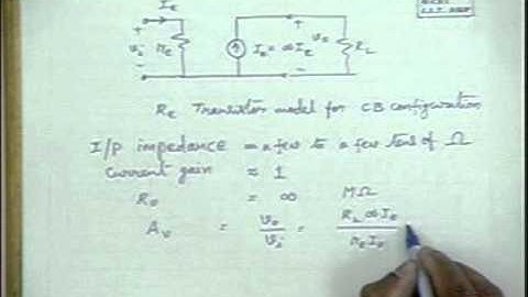 RVR BE 20 transistor re model