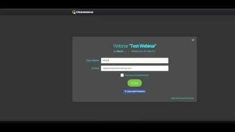 How to login via clickmeeting as an attendee
