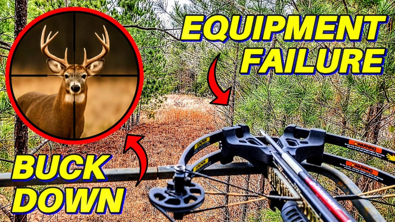 Охота на оленей... но мой арбалет взорвался | Охота на оленей в Миссисипи