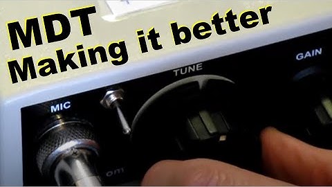 Modifications to the MDT 7 MHz QRP transceiver (and a 2 x MDT contact)