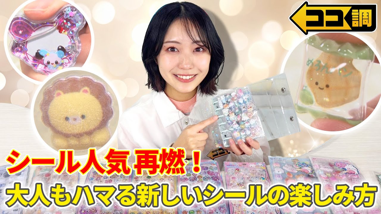 【ココ調見逃し配信】ボンボンドロップシールにウォーターシール…平成女児ブームでシール人気が再燃！シール交換は「レートで頭使う」大人もハマる”主婦のシール帳”とは？