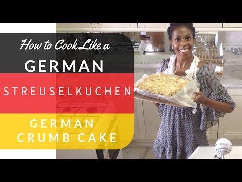 Streuselkuchen German Crumb Cake (Fluffy Vanilla Cake w/ Streusel! Perfect for Kaffee und Kuchen!)