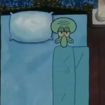 Squidward sad