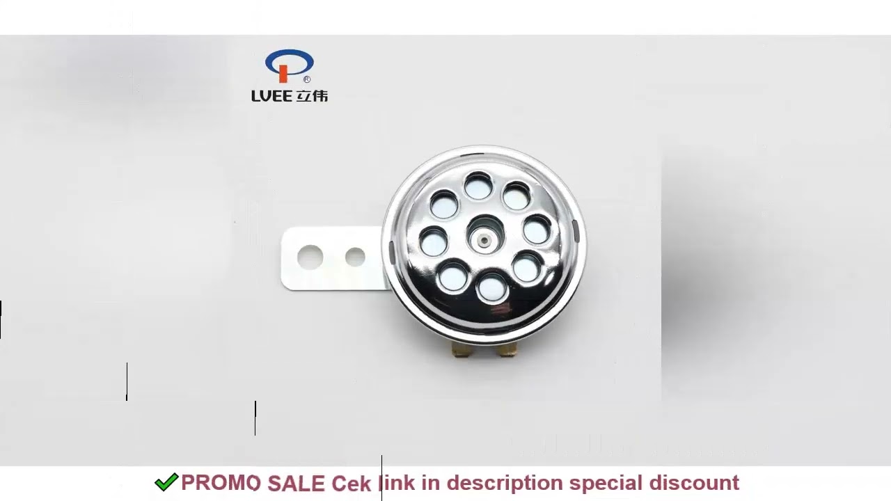 LVEE DL70 series 6V 12v 48V 60V motorcycle horn Universal Waterproof Electric Horn 12V 105db Moto bi