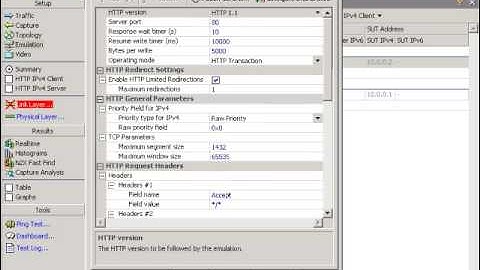 N2X HTTP / TCP Protocol Emulation Software (N5577A) Demonstration Video.