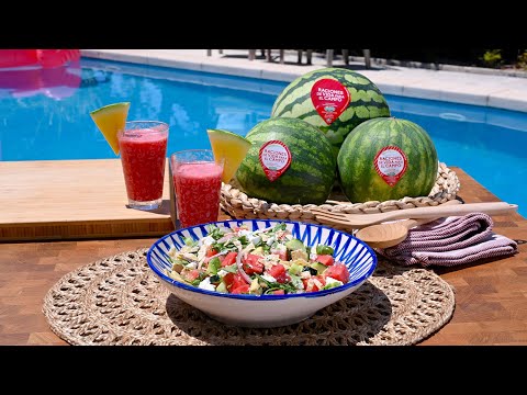 Ensalada fácil de Sandía Bouquet estilo griego - Ensalada fácil de Sandía Bouquet estilo griego