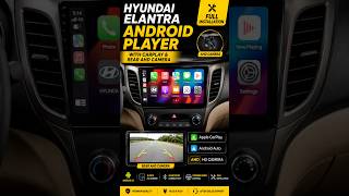 Hyundai Elantra Android Player Installation CarPlay + AHD Camera Full Setup