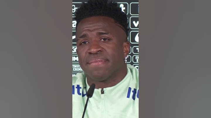 Vinicius Jr. bricht auf Pressekonferenz in Tränen aus 😥