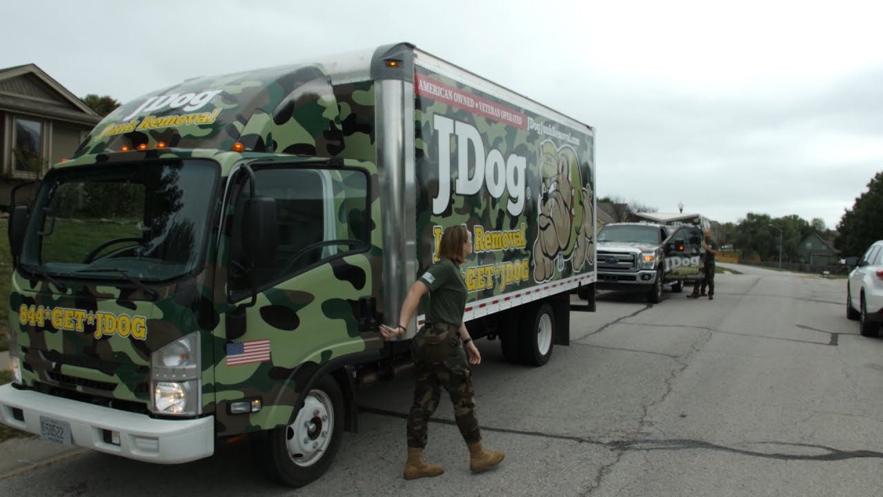 VeteranOwned JDog Junk Removal & Hauling Clears the Moyers Home YouTube
