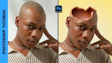 Hollow head creative effect using adobe photoshop | photoshop tutorial | 5 min Tutorial #youtube #yt