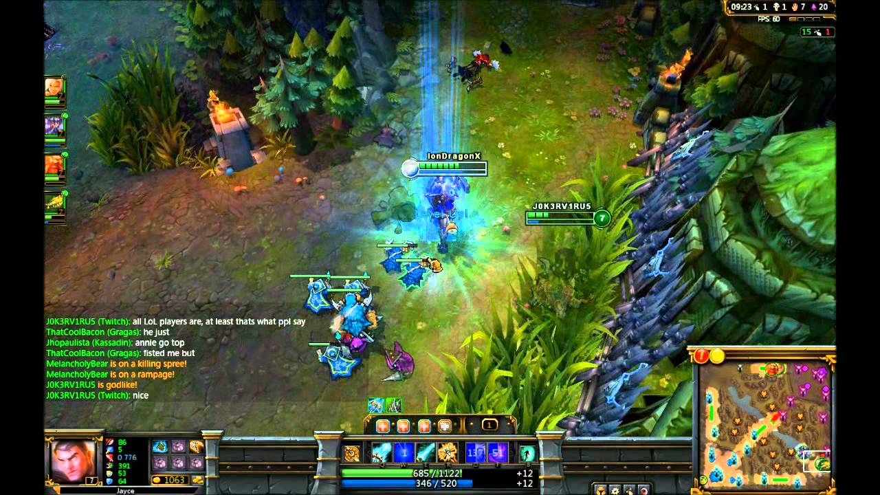LoL Quest to Lvl 30 Bot Game #198 Jayce - YouTube