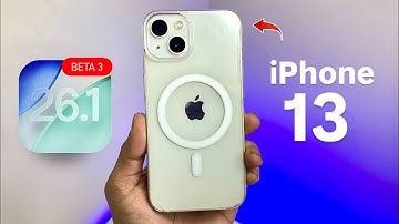 iOS 26.1 Beta 3 on iPhone13 - How to Update & Install iOS 26.1 BETA 3 on iPhone 13