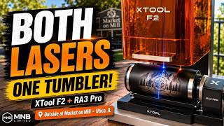 We Used BOTH Lasers on One Tumbler 🔥 | xTool F2 Ultra + RA3 Pro