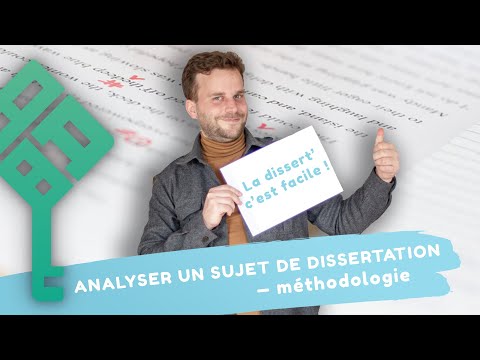 Bien analyser le sujet pour réussir sa dissertation de français, le tout avec des exemples! Bac 2021