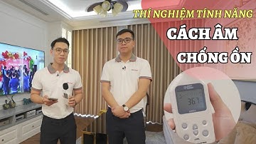 THÍ NGHIỆM CÁCH ÂM   CHỐNG ỒN CỦA CỬA GỖ NHỰA COMPOSITE ECOSMART