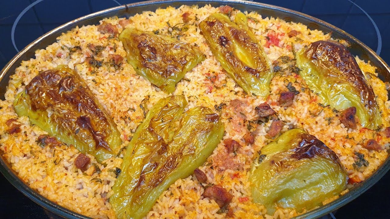Speca me Oriz / Peppers with Rice - YouTube