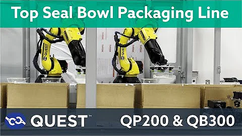 Quest Robotic Casepacking & Palletizing - Full Integrated Packaging Line