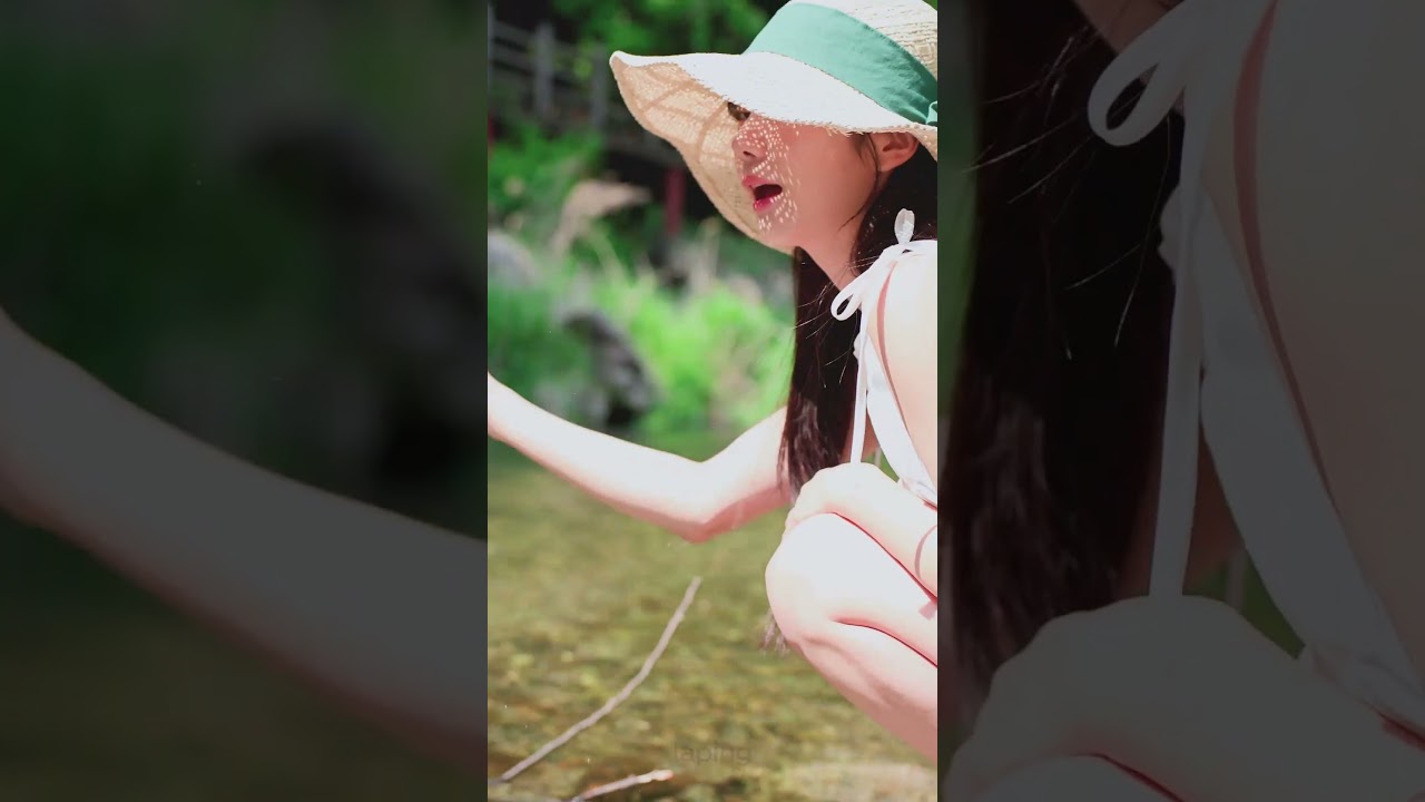 ?청량하고 ?시원한 여름 밀짚모자?