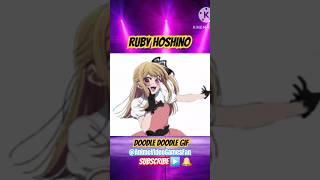 Ruby Hoshino (Oshi No Ko) Doodle Dance GIF. (Concert Remix) #OSHINoKo #RubyHoshino #DoodleDance